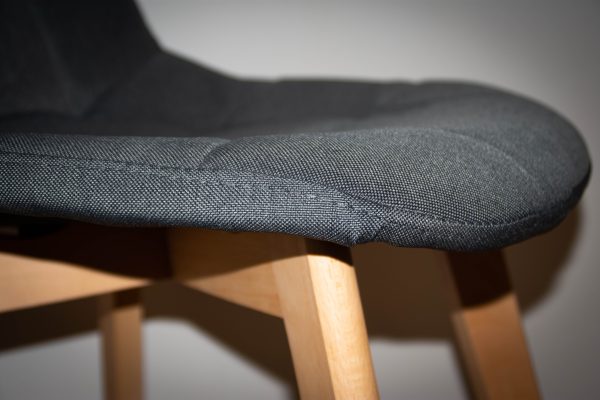 Jedálenská stolička Patchwork (A) – červená