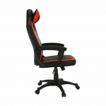 Kancelárske/herné kreslo, čierna/červená, agena
