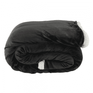 Obojstranná deka, sivá, 200×220, ANKEA TYP 3