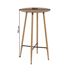 Barový stôl, dub, IMAM