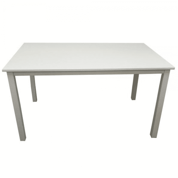 Jedálenský stôl, biela, 110 cm, astro new