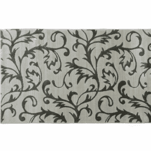 Koberec, krémová/sivý vzor, 160×235, GABBY