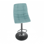 Barová stolička, mentolová/čierna, lahela