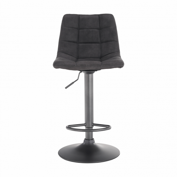 Barová stolička, sivá/čierna, lahela