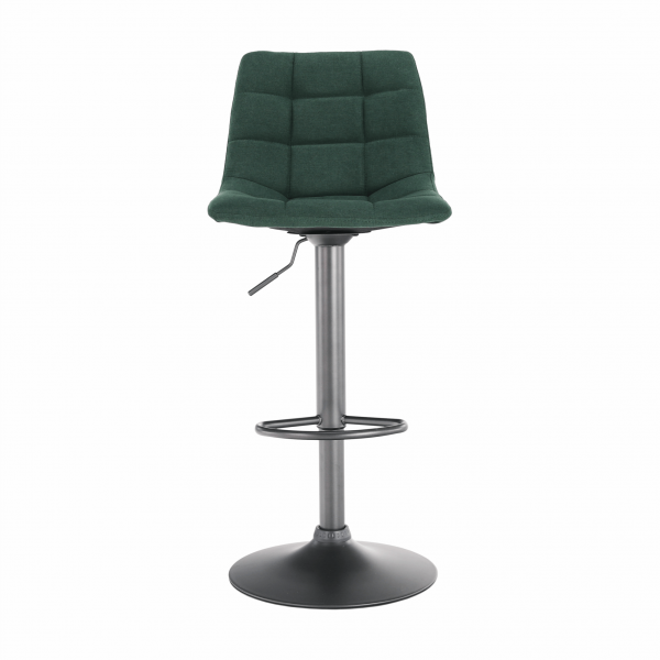 Barová stolička, zelená/čierna, lahela