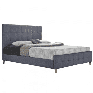 Manželská posteľ, sivá, 180×200, BALDER NEW