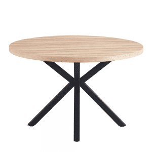 Jedálenský stôl, dub sonoma/čierna, MEDOR