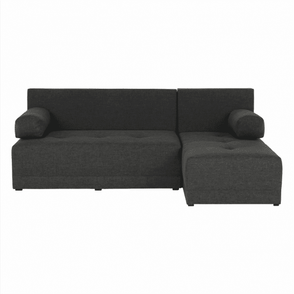 Rohová sedačka, sivý melír/vzor, pravá, MEXX