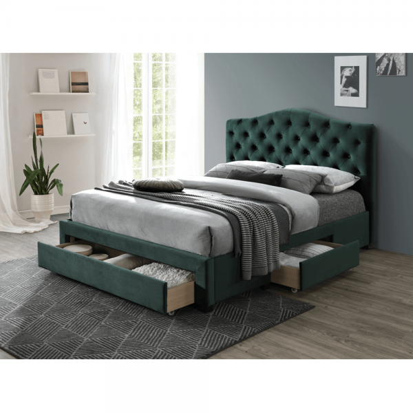 Moderna postel smaragdova kesada 180 interier 1
