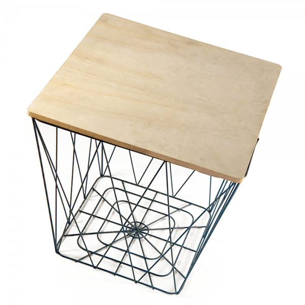 Moderny prirucny stolik prirodna cierna azuro 01