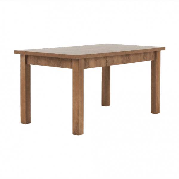 Jedálenský stôl, rozkladací, dub lefkas tmavý, MONTANA STW