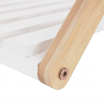 3-poličkový regál, prírodný bambus/biela, peoria typ 2