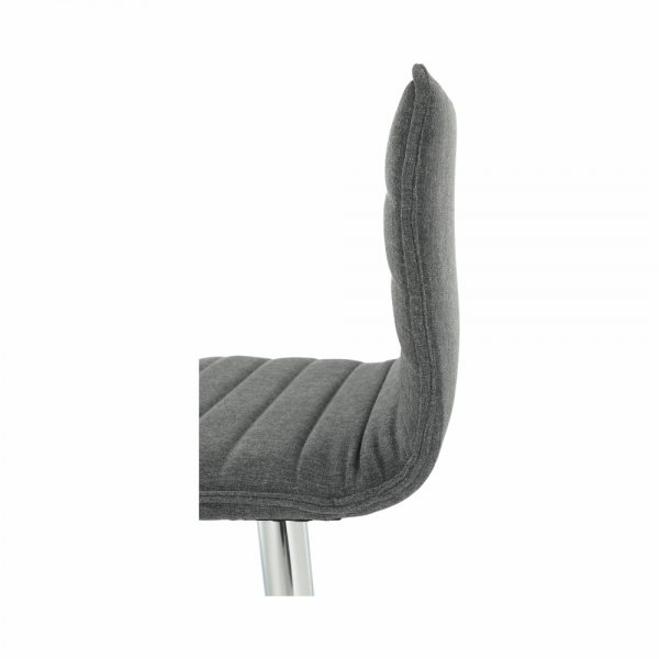 Barová stolička, sivá/chróm, pinar
