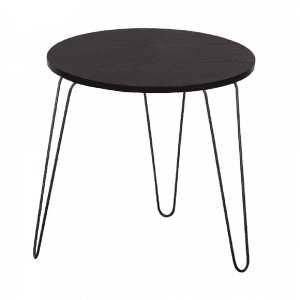 Príručný stolík, čierny dub/čierna, RONIN