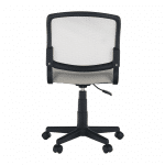 Otočná stolička, sivá/čierna, ramiza