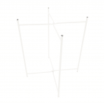 Príručný stolík s odnímateľnou táckou, biela, render