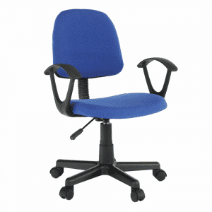 Kancelárska stolička, modrá/čierna, TAMSON