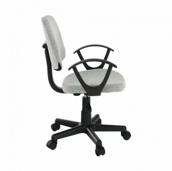 Kancelárska stolička, sivá/čierna, tamson
