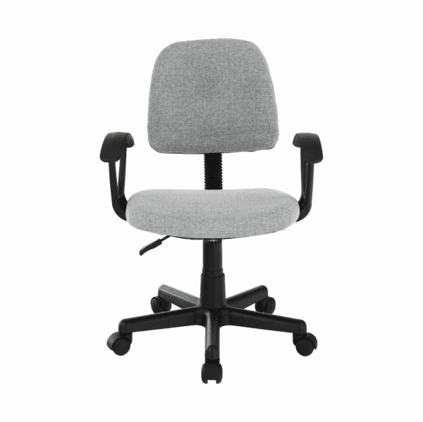 Kancelárska stolička, sivá/čierna, tamson