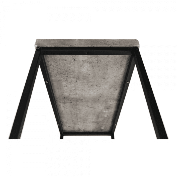 Príručný stolík, čierna/betón, tender