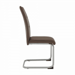 Jedálenská stolička, hnedá, tosena
