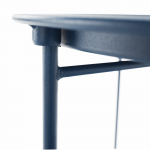 Príručný stolík s odnímateľnou táckou, tmavomodrá, render