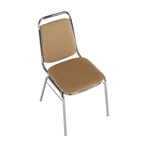 Zasadacia stolička, hnedá ekokoža, ZEKI