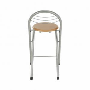 Barová stolička, buk/chróm, BOXER