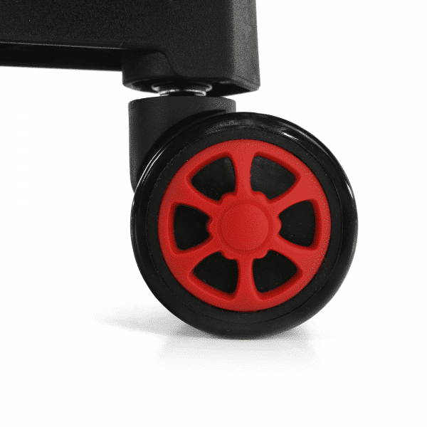 Kancelárske/herné kreslo s Bluetooth reproduktormi, čierna/červená, CARPI