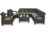 Záhradný set corfu relax duo set brown