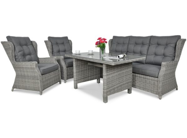 Záhradný set TRIVENTO DINING 3 Stone Grey