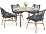 Záhradný set almera dining black