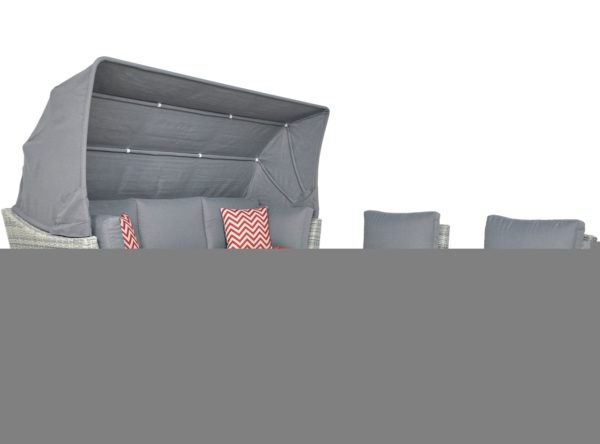 Záhradný set CORSO RELAX White Grey