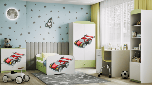 Detská posteľ BABY DREAMS 140/70- Pretekárske auto