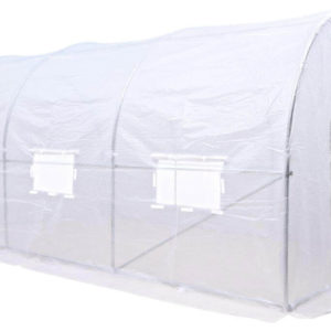 Záhradný fóliovník 2,5x4x2m, biely