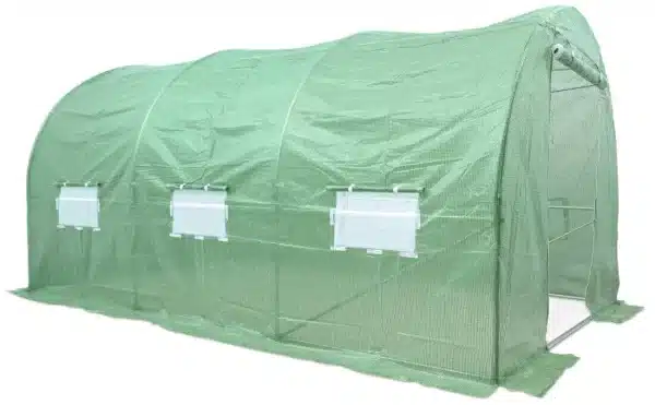Záhradný fóliovník 2,5x4x2m, zelený