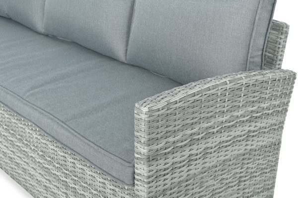 Záhradný set SALO+TABURETY Stone Grey