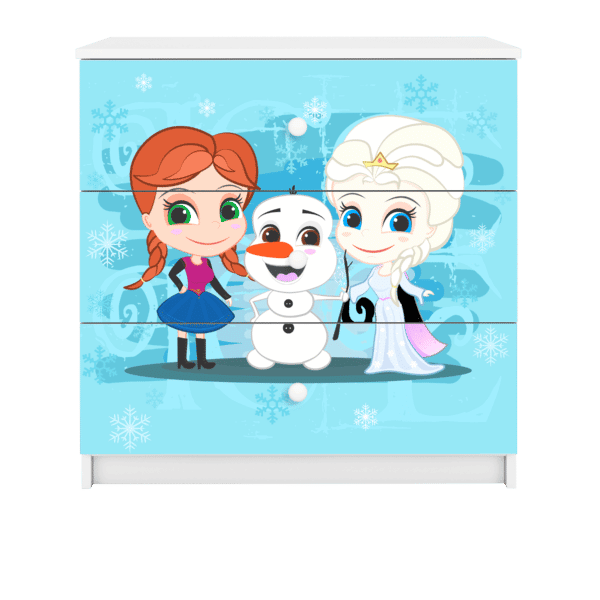 Detská komoda Babydreams – Ľadové kráľovstvo