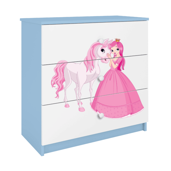 Detská komoda- Princezná a koník