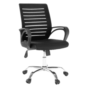 Kancelárska stolička, čierna, LIZBON NEW