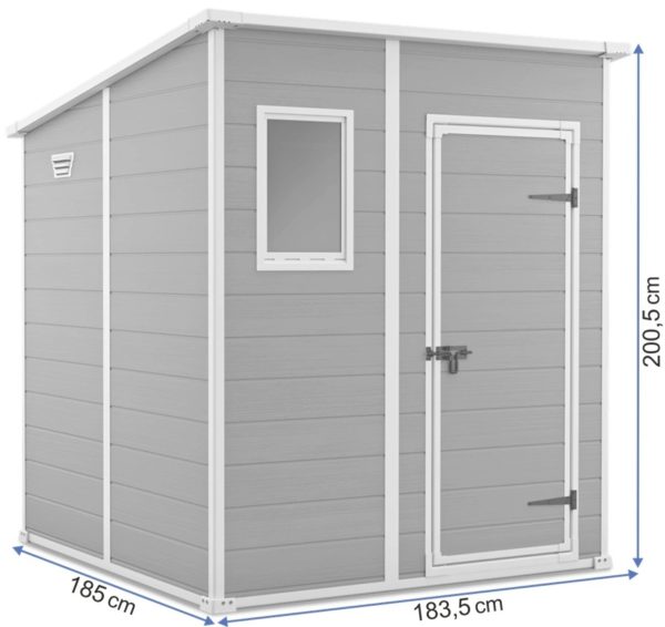 Záhradný domček KETER – MANOR PENT 6×6