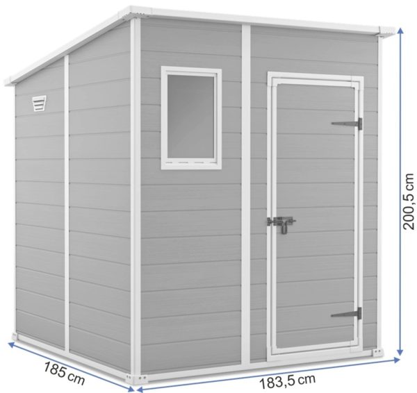 Záhradný domček keter – manor pent 6×6