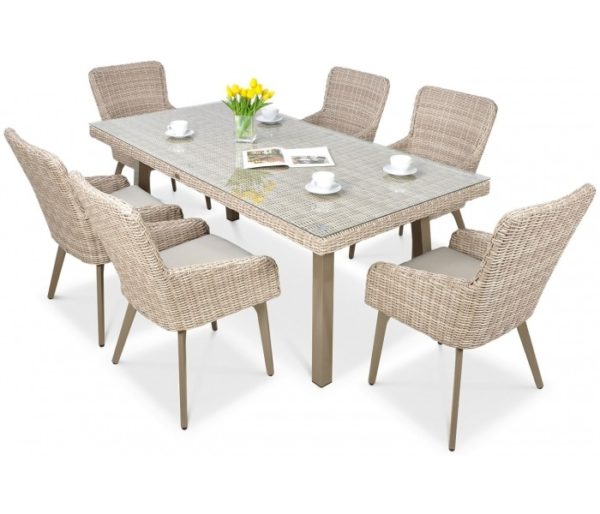 Záhradný set MILANO 6/200 Light Beige