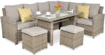 Záhradný set SANTANA DINING Beige