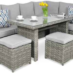 Záhradný set SANTANA DINING Modern Grey