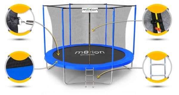 Trampolína modrá 8FT/252cm