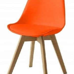 Jedálenská stolička Škandinávia (oranžová)