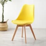 Jedálenská stolička Škandinávia (žltá)
