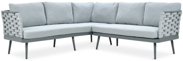 Záhradný rohový set MARINEL + KRESLO- Graphite