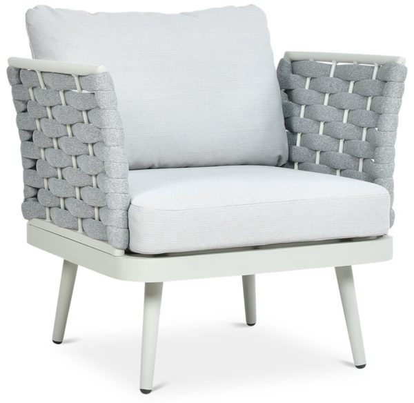 Záhradný rohový set MARINEL + KRESLO- Light Grey